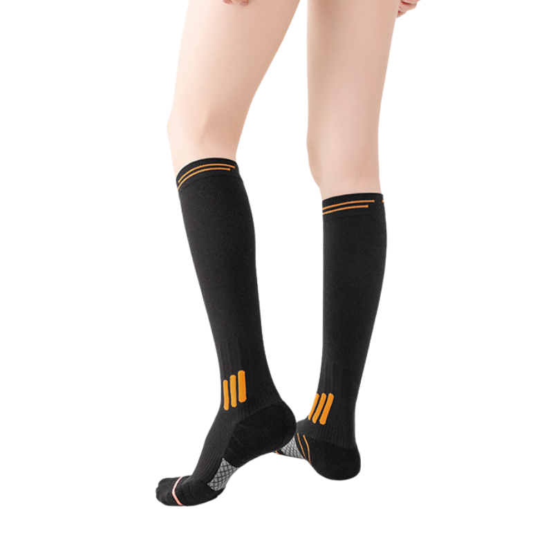Terry-padded heel zone for impact protection and comfort
