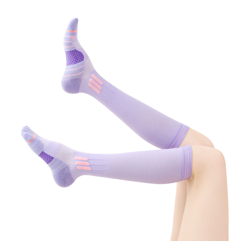 Compression socks designed for runners to reduce fatigue