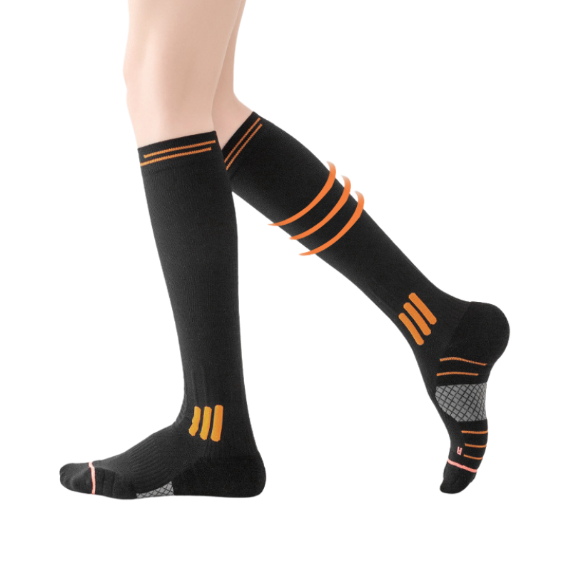 22–32 mmHg graduated compression zones to promote circulation
