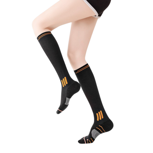 Compression socks for running, cycling, and sports recovery
