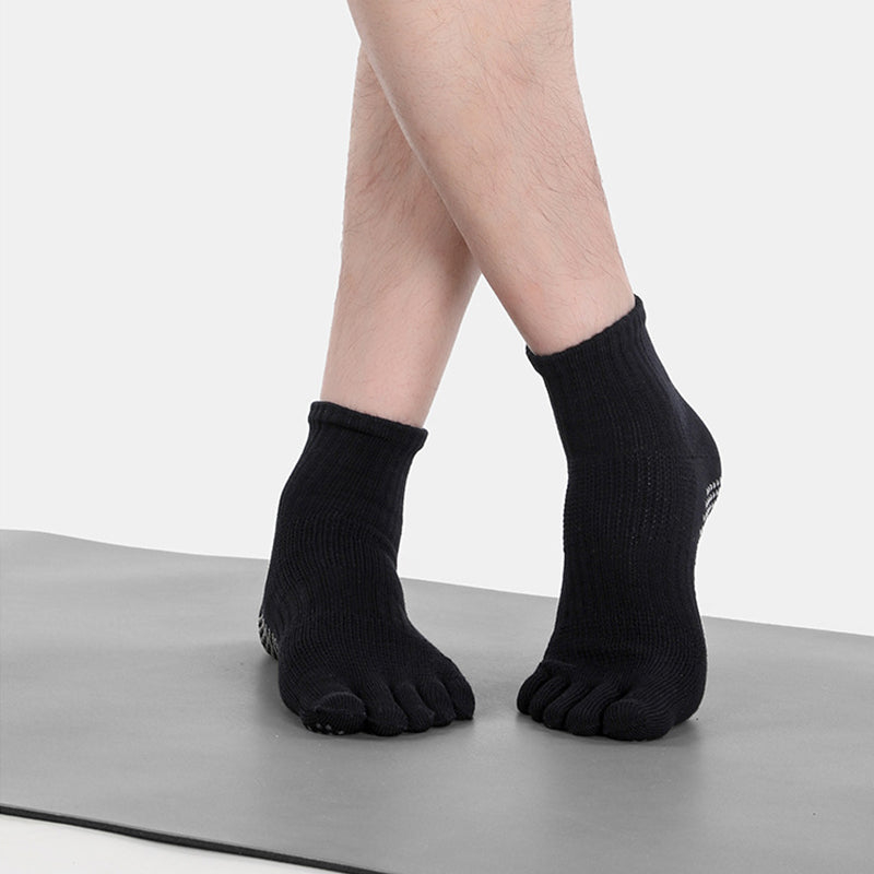 Ankle yoga socks with odor-resistant antibacterial material