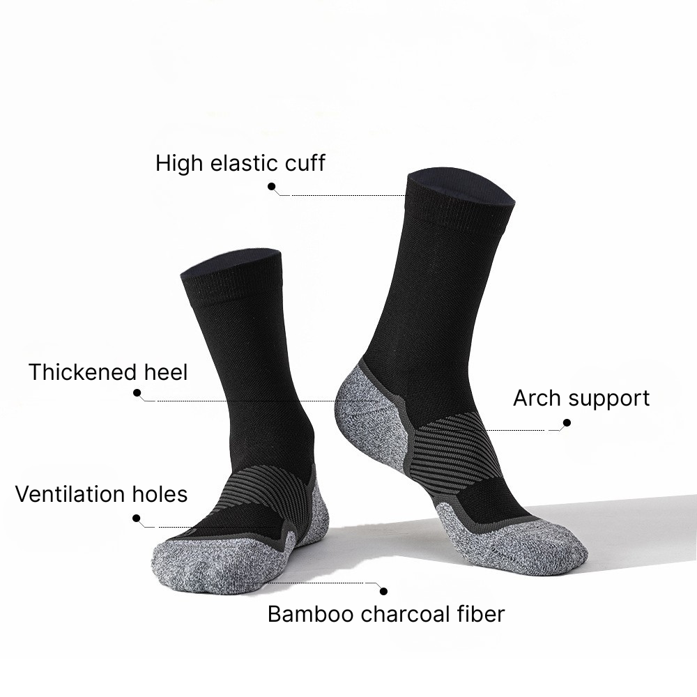Zokfit Running Socks – Crew Compression Fit