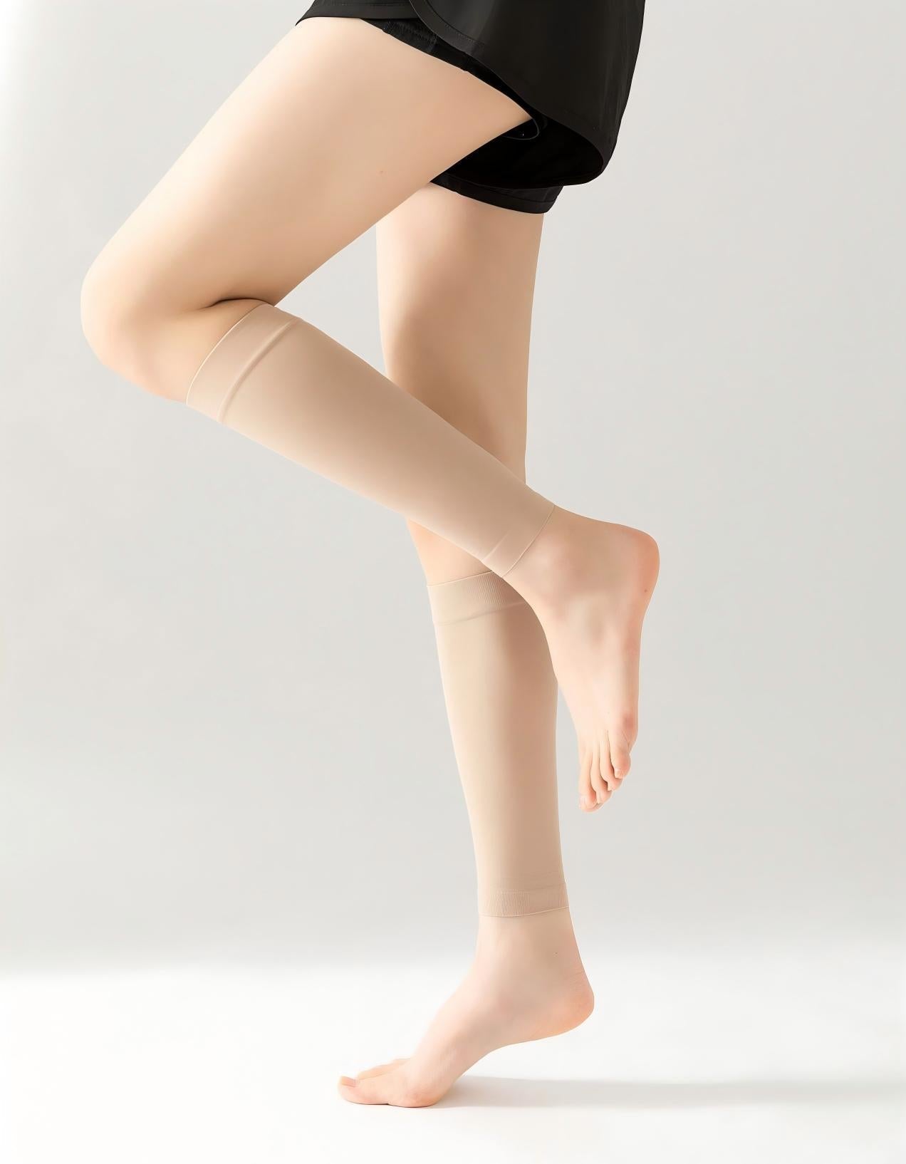 zokfit-women-calf-compression-sleeves-beige