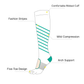 Pilates socks offering support and balance in floor exercises