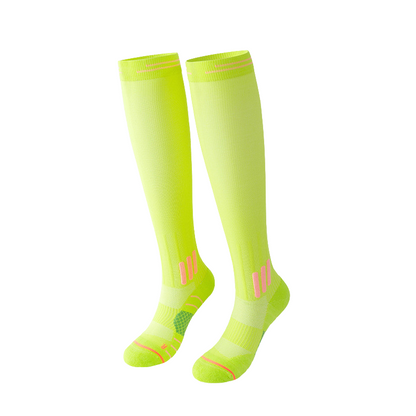 Sport recovery socks offering arch compression and heel comfort