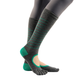 Over-calf yoga socks with open instep and non-slip sole