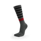 Zokfit Stripe Grip Yoga Socks for Women – Crew-Gray